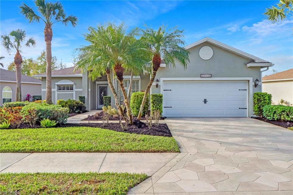 Beautiful curb appeal with stamped concreat drivew