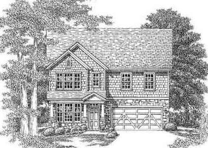 Exterior Front. Glenwood M Exterior Elevation