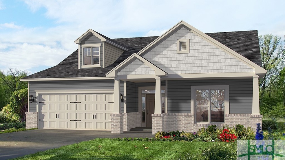 Roxboro plan - Front Look Elevation C - Artist Ren