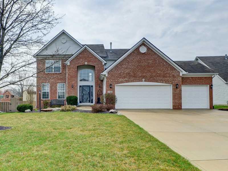 Exterior Front. Former Centex model home in Oakmont on quiet cul-de-sac.