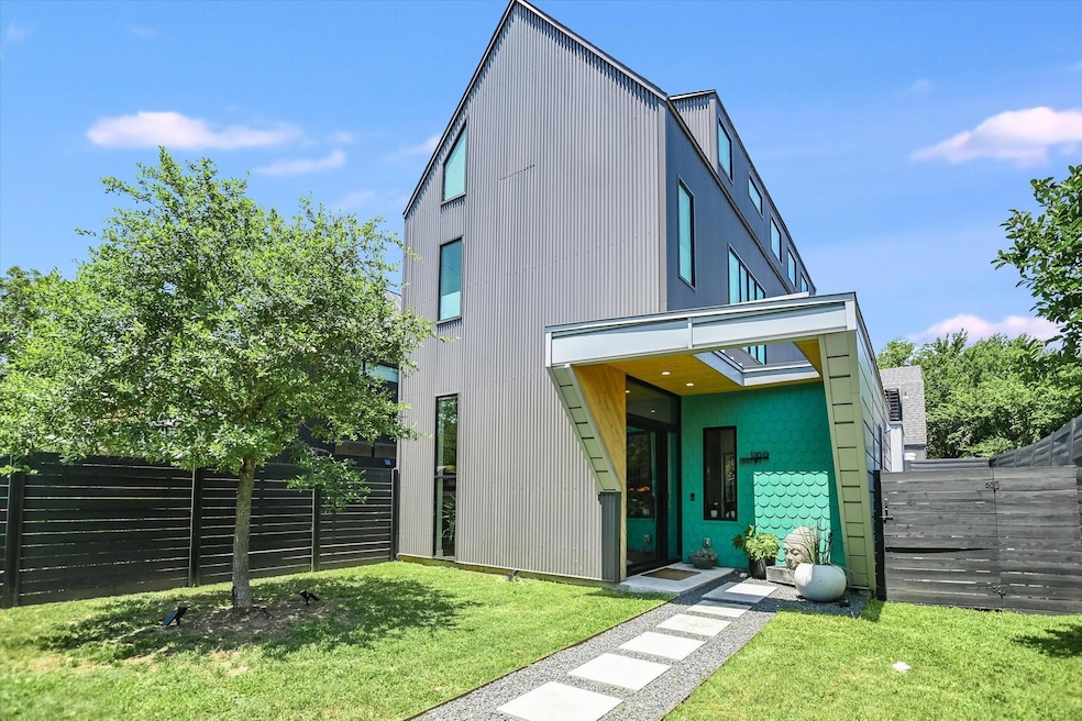 View of contemporary home