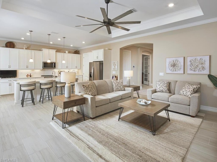 Enjoy entertaining in the large great room, with a