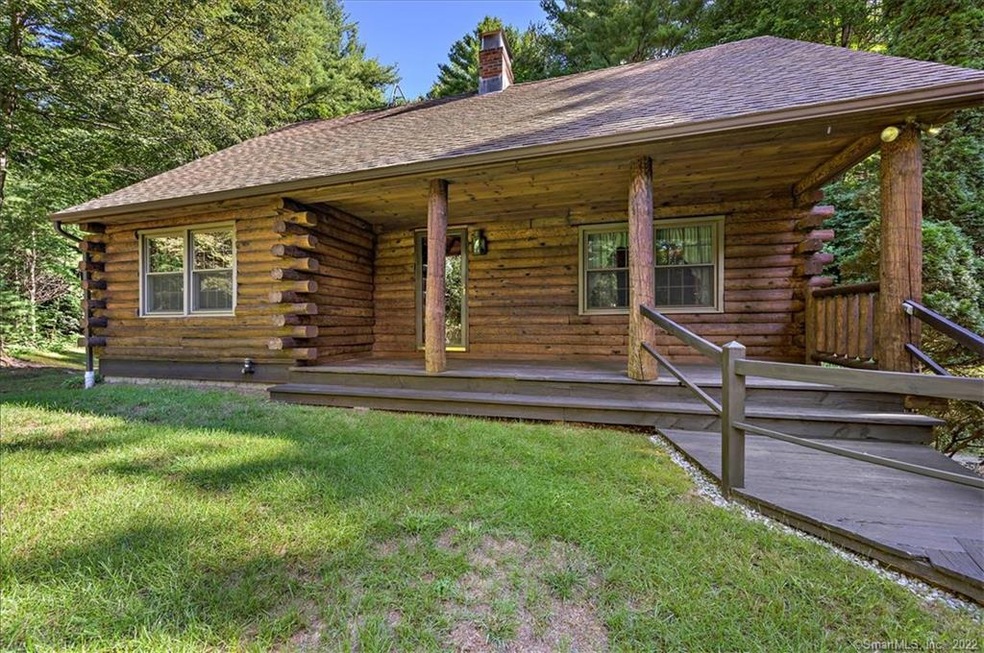 Large covered front Porch