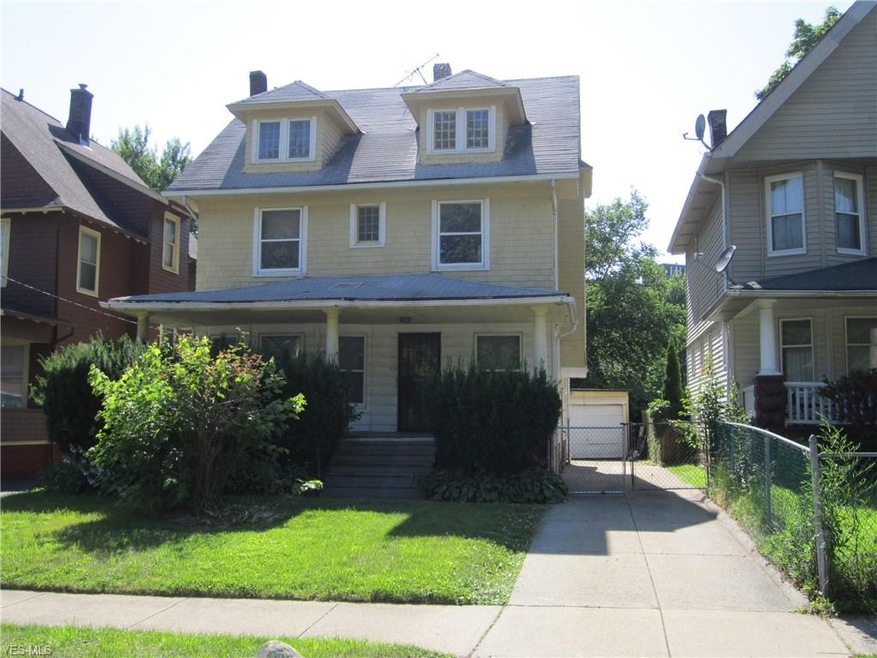 660 East 108th Street - Large front porch behind those hedges for privacy.