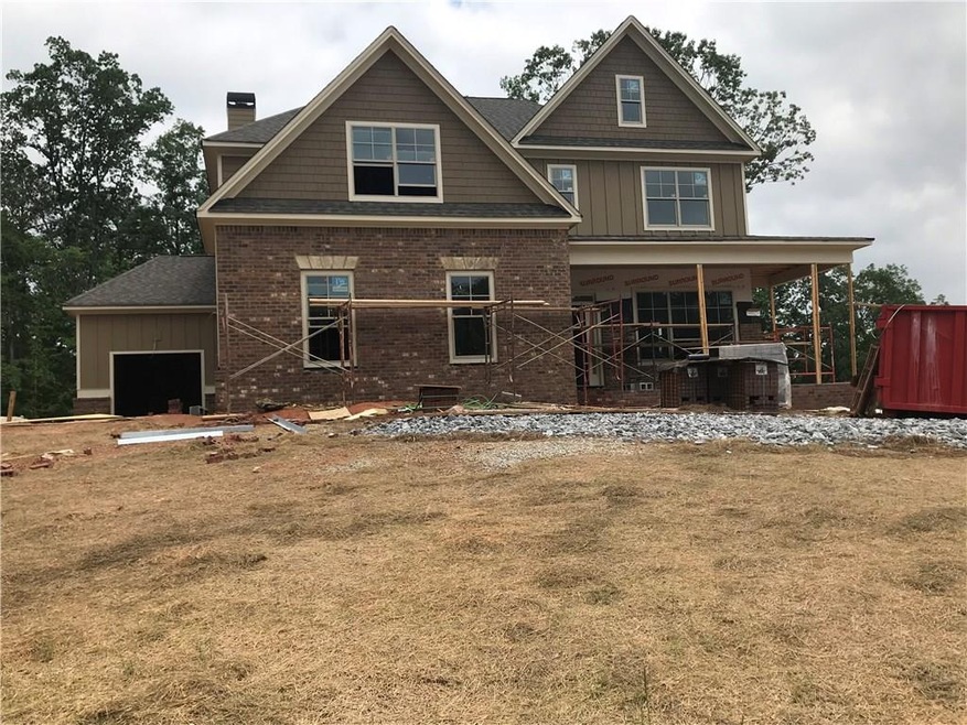 Front elevation of actual home