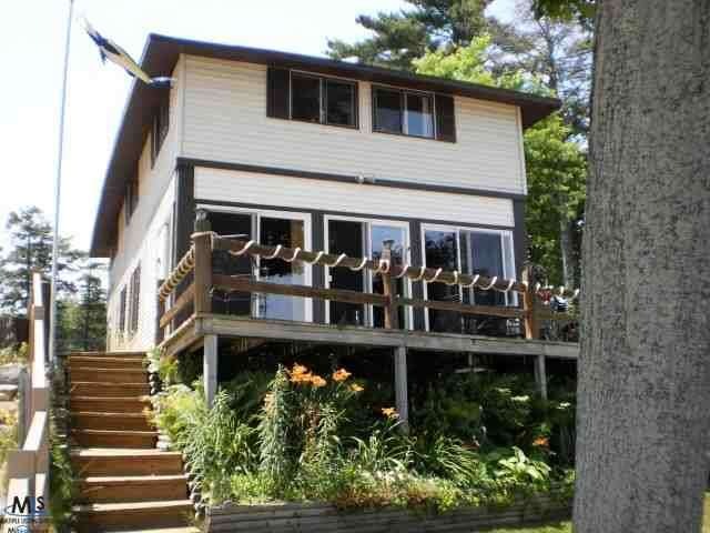 view of the house from the Lake Huron side
