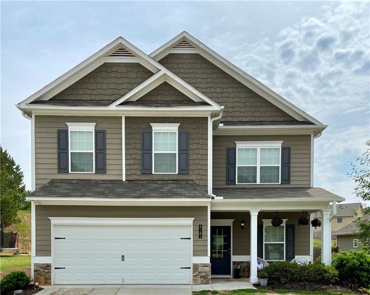 One of Amberleigh's newer homes located in a cul d