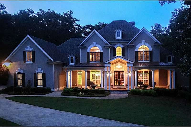 Exterior Front. Beautiful hard coat stucco home wi