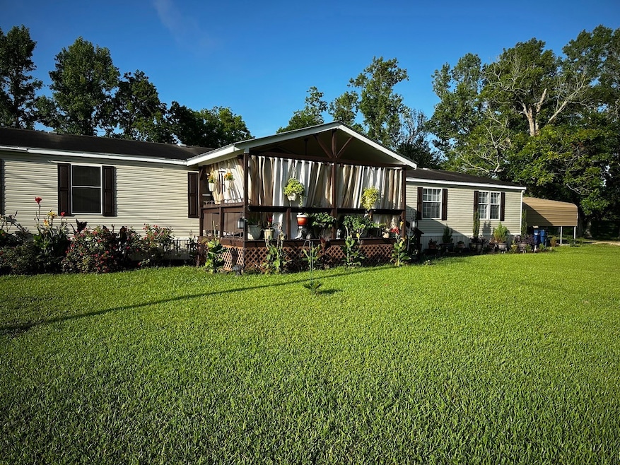 Front of the House With Covered Patio
