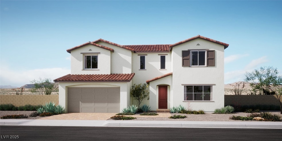 Mediterranean / spanish-style home featuring a til