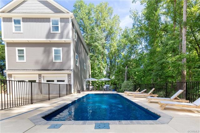 Take a swim in the heated pool