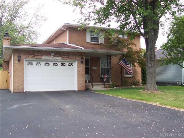 Exterior Front All Brick Colonial built in 1977