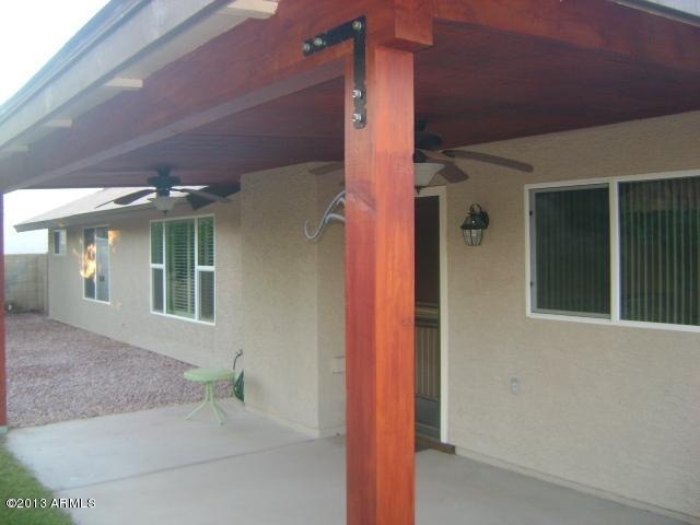 Backyard patio