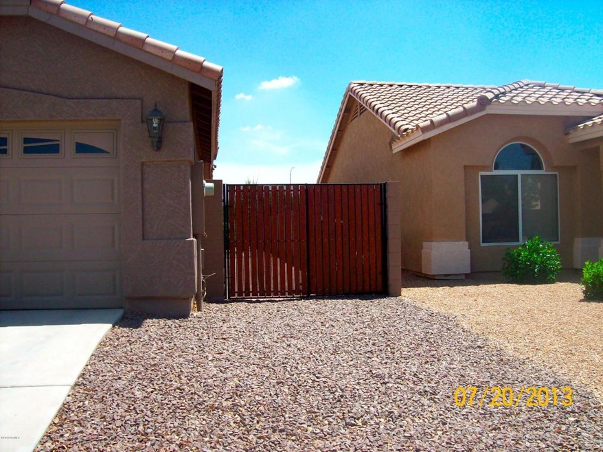RV gates on side of home