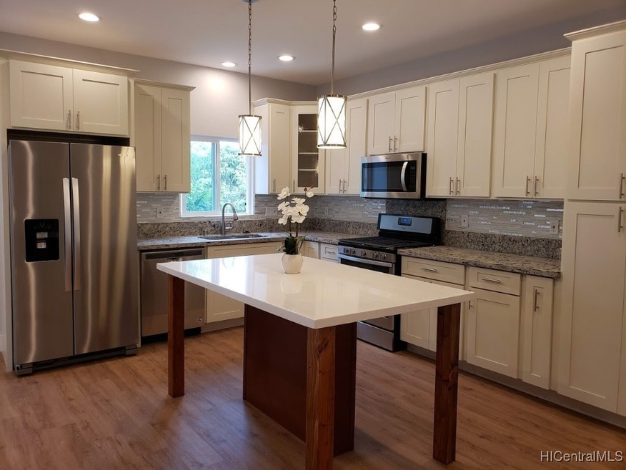 Beautiful Kitchen with a custom made island counte