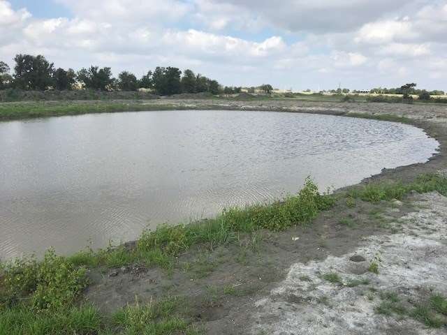 Pond on property