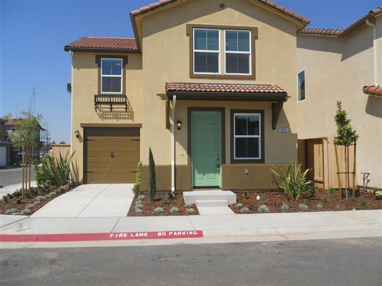 Home exterior color and location may be different.