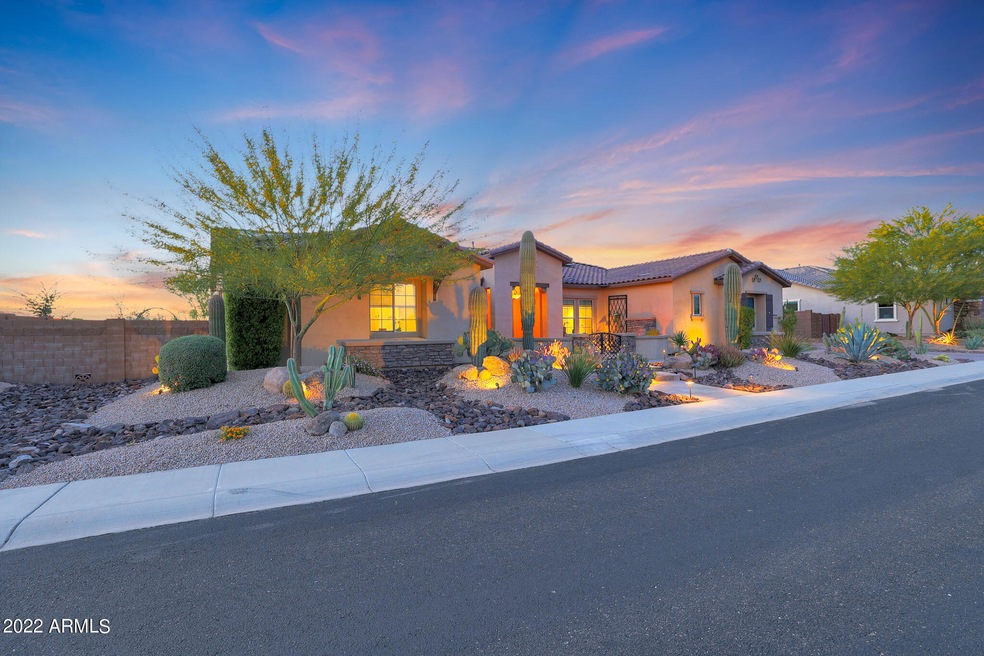 Front of Home at Sunset