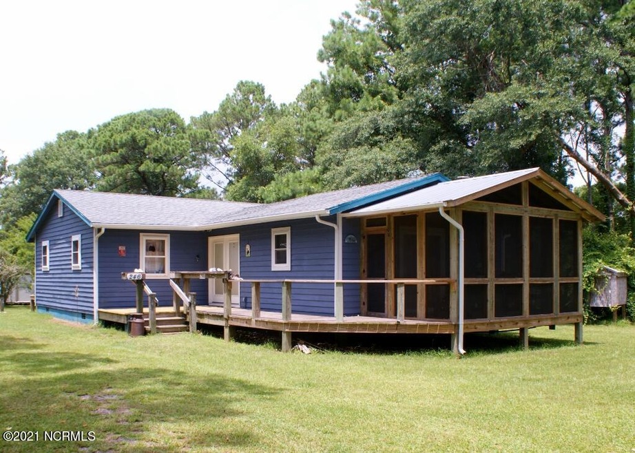 Front and Side View of Home
