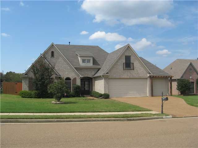 The exterior of the home has been freshly painted.