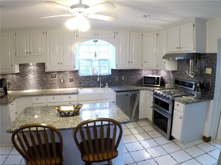 Custom ceramic flooring is a breeze to keep clean.
