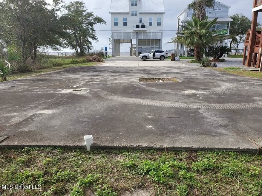 lot with concert slab