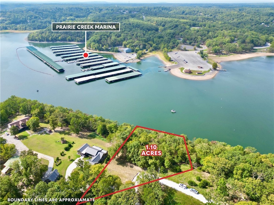 lot and 2 boat slips located across from Prairie C