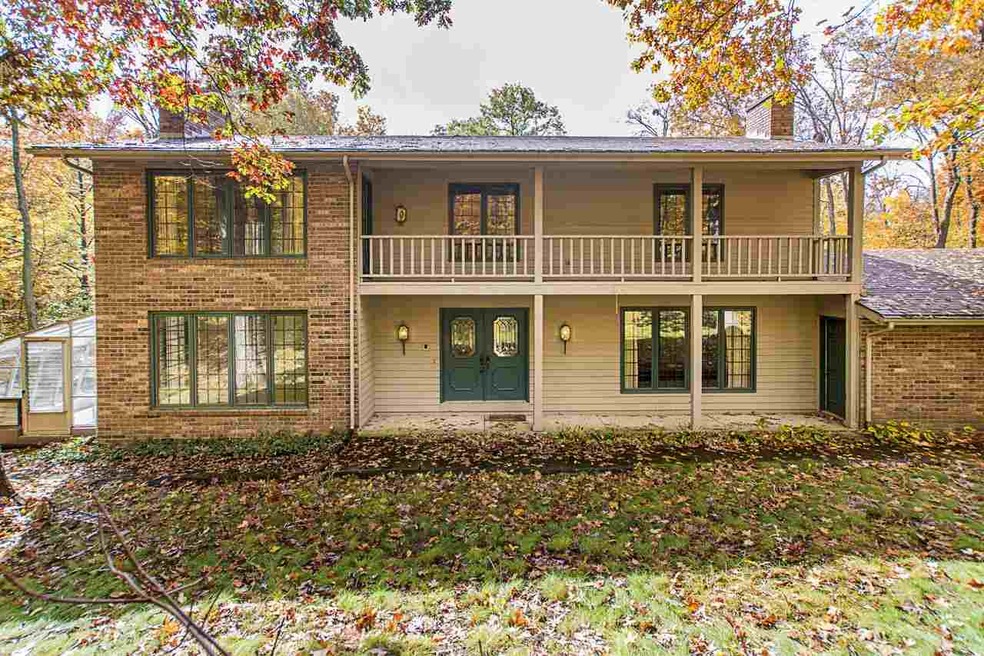 Very private setting in the woods on North Allen C