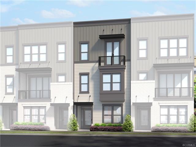 Rendering of the home being built on this home sit