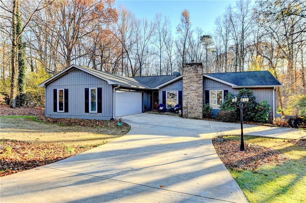 Single story home with 2 car garage