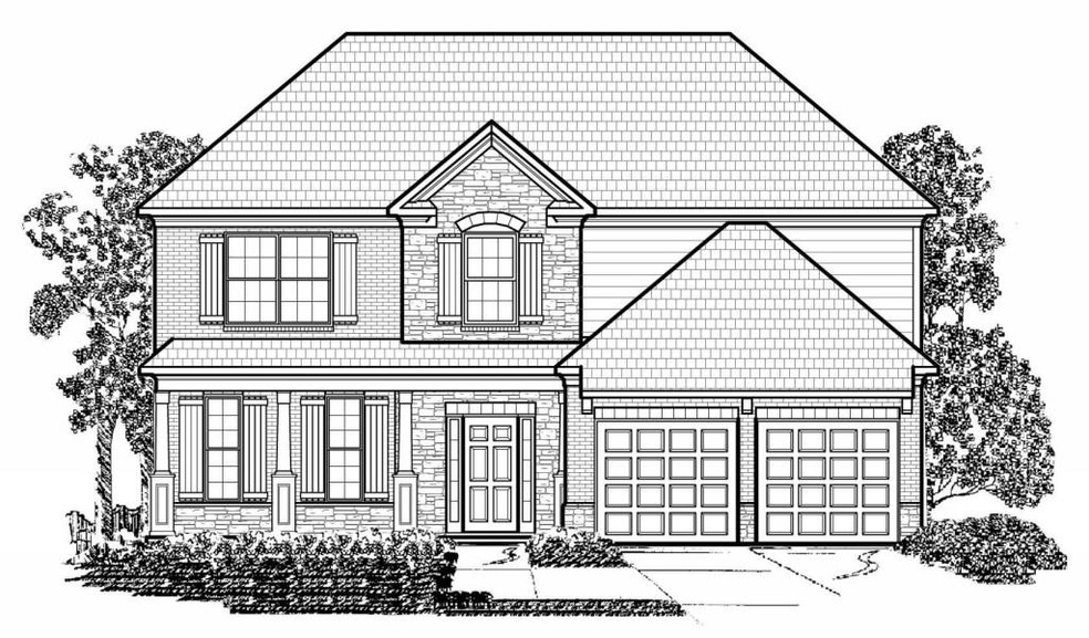 Black & White Rendering of Plan & Elevation