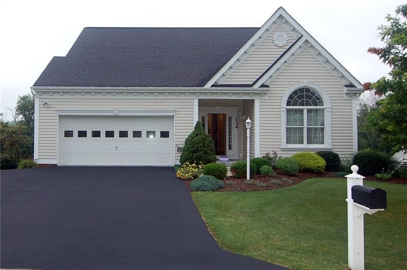 Front of house.  Loads of curb appeal.  Front door