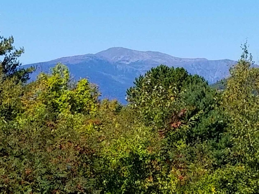 Mt. Washington is visible from your backyard, so y
