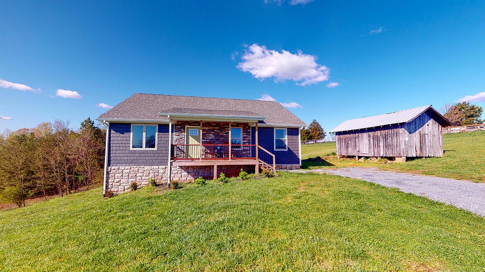 Front View with Shed