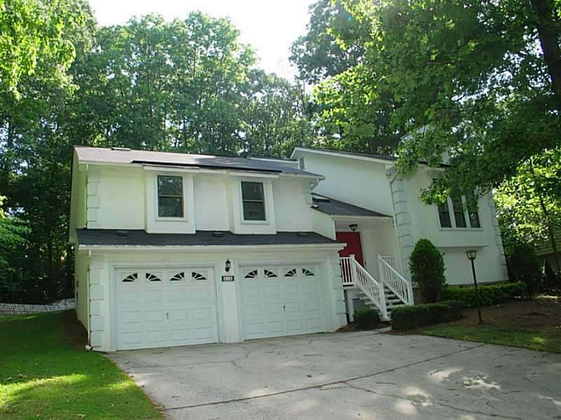 Exterior Front. Unique design and floorplan for th