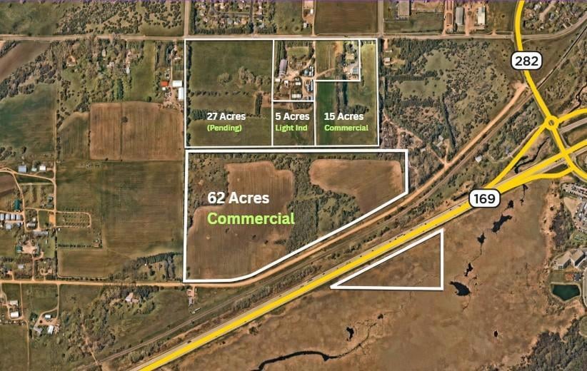 62+ acres near Jordan's proposed new interchange at Hwy 169/282. Great Highway 169 visibility! Minutes to Hwy 212 and Metro area. The property is guided for commercial use.