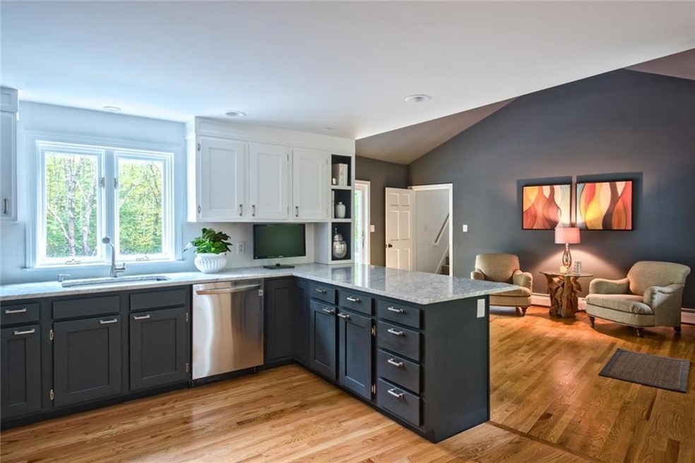 Light filled, open kitchen with...