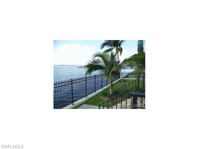 Your back steps to sea wall at rear of condo