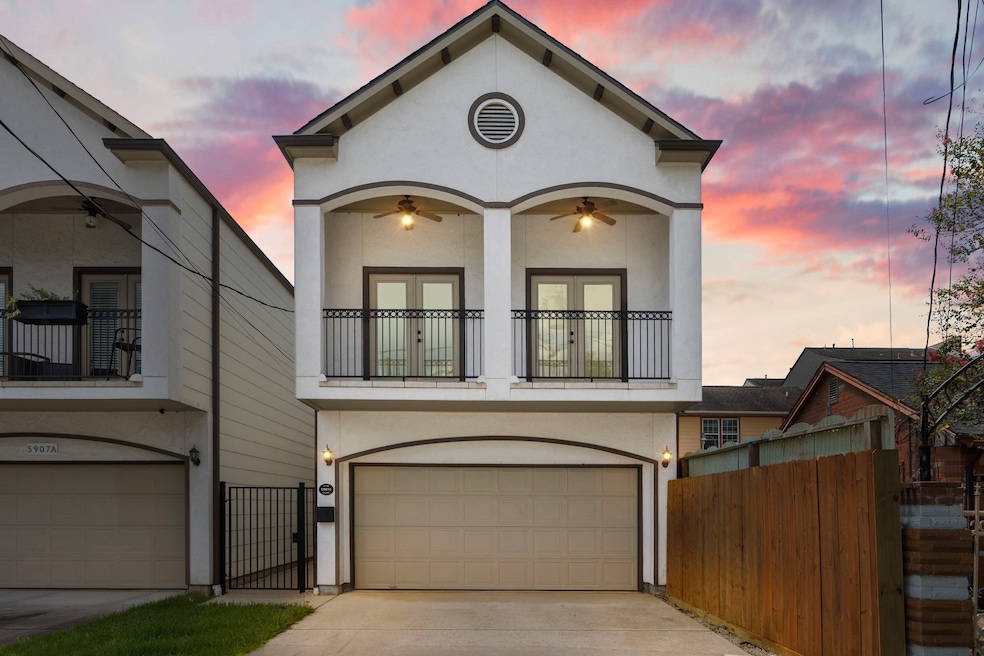 Handsome freestanding home with private driveway.