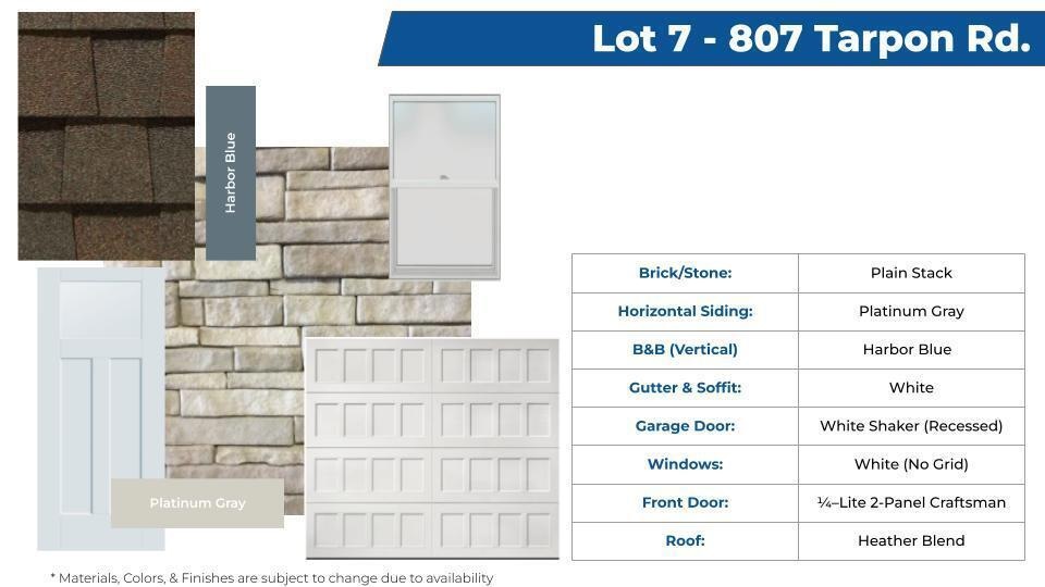 Exterior Color Board