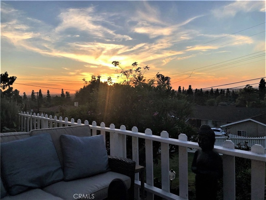 Sunset from front patio