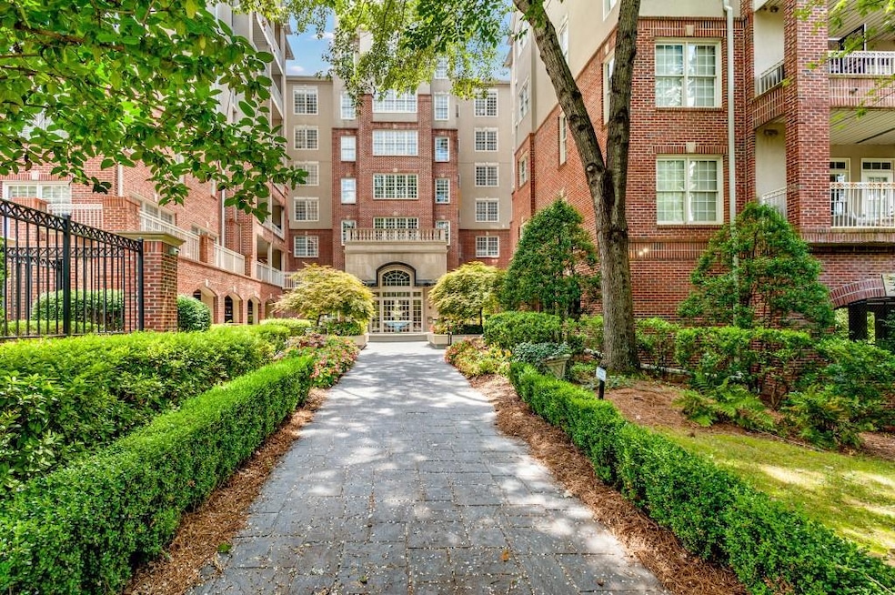 Walkway to the entrance of the building