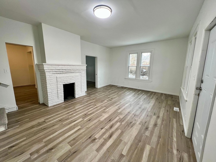 Living Room with new flooring