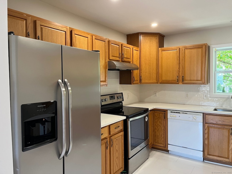 Kitchen with plenty of counter space and cabinets