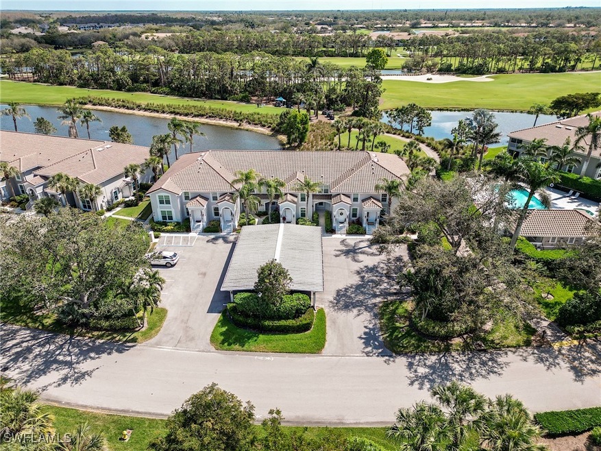 Bird's eye view featuring a water view, a resident