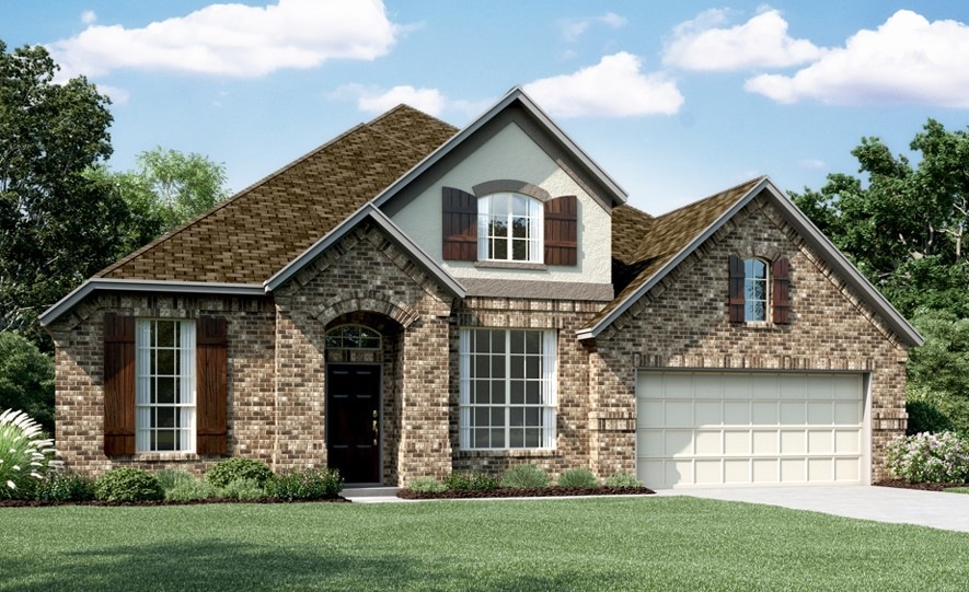 Welcome home to 29018 Canyon Oaks Dr located in Firethorne and zoned to Lamar ISD! (This is not the actual home, but a completed model of this home. Fixtures and colors may vary) 
