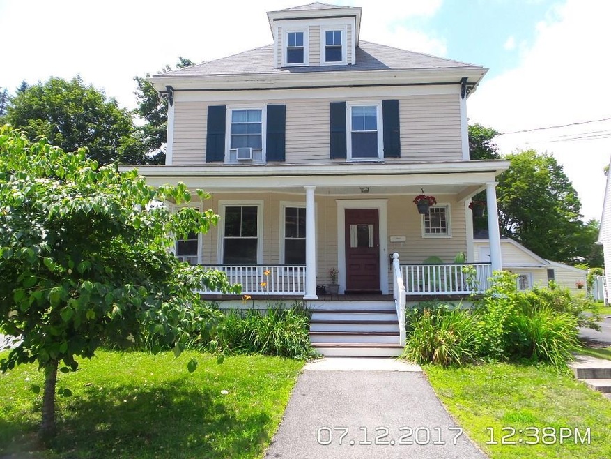 Front of house with fresh paint
