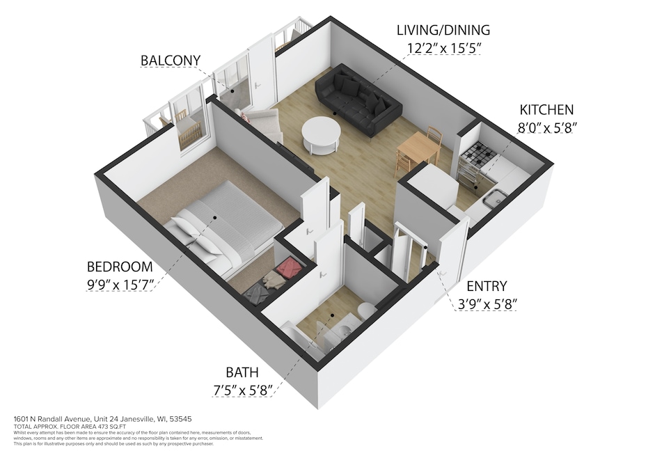 For Rent $1,200/month