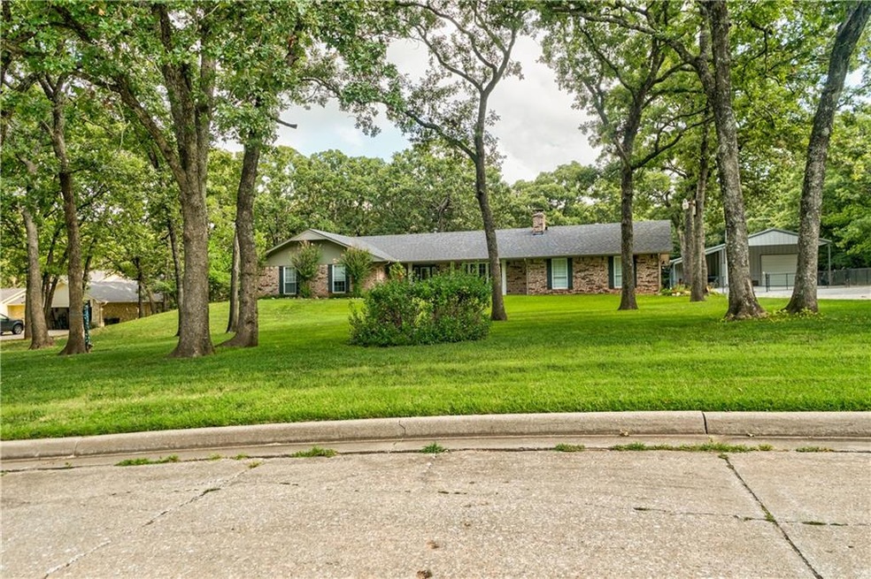 1.25 acres, partially fenced, 2540 square feet, 4 bedrooms, 2.5 baths, 2 car attached garage, large shop with 220 electric. Water well and city water, septic, Canadian Valley Electric, ONG.