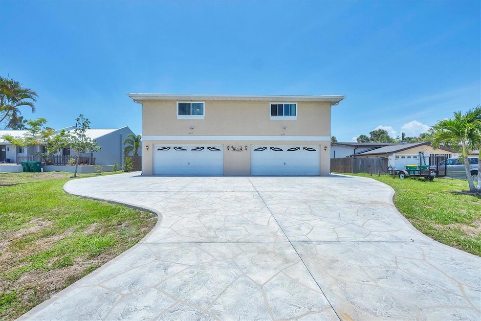 Duplex with 2 Car Garage for each side